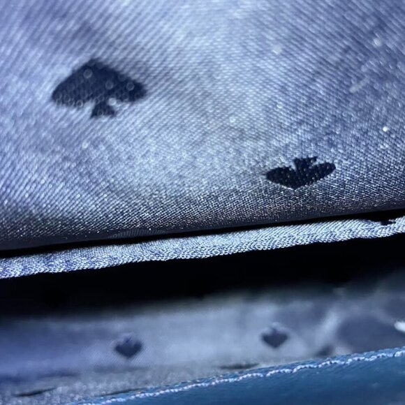 Kate Spade Cameron Convertible Floral Applique Crossbody Bag in Petrol Blue NWOT - Picture 9 of 11